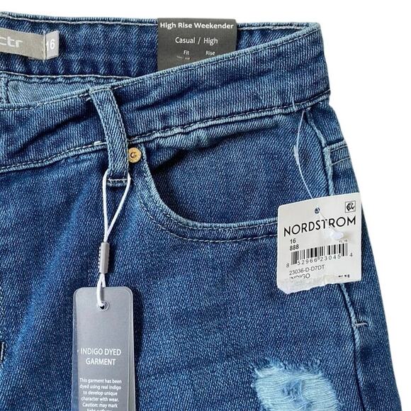 Tractr jeans High Rise Weekender‎ Jeans Casual Indigo Girls 16 NWT - Picture 4 of 12